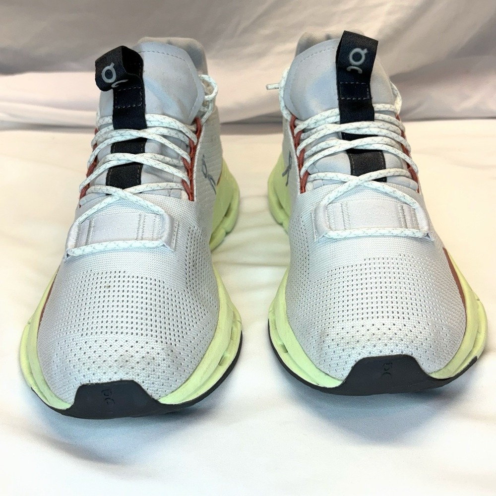 On Cloudnova Running Trainers Womens Size US 7 Limelight Eclipse Swiss Gym Shoes - Picture 3 of 13